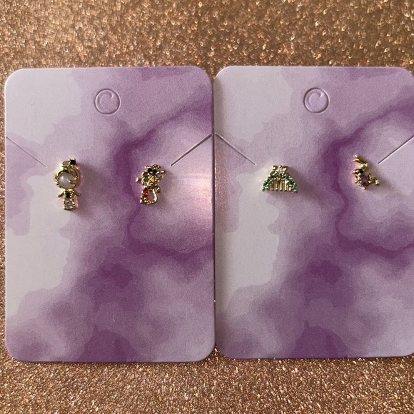 Princess Mulan Stud Earring Set - Picture 2 of 4